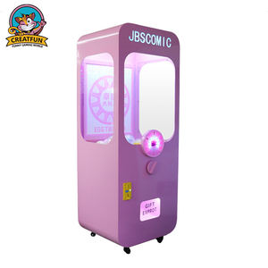 ピンクのキッズコイン式ゲーム機メタルラッキーツイストエッグ自動販売機 - Product Image 3