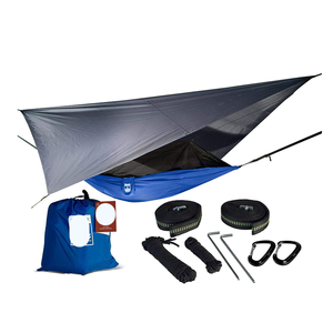 Barınak Tarp hamak seti açık eğlence hamak Tarp paketi hamak böcek örgü ve tente çadır - Product Image 6