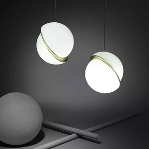 Magasin de vêtements pendentif lampe de nord de l'europe éclairage intérieur lune design luminaire suspendu pour restaurant - Product Image 3