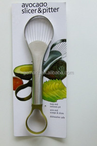 De acero inoxidable de aguacate cortadora aguacate herramienta aguacate pitter con mango de plástico - Product Image 6