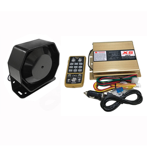 Loa còi báo động ô tô ngoài trời không dây 12V 200W có điều khiển từ xa - Product Image 1