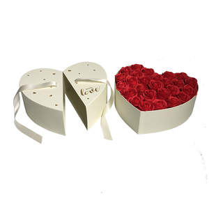 <span class=keywords><strong>Caja</strong></span> de <span class=keywords><strong>Regalo</strong></span> de Boda con Forma de Corazón Doble Abierto, <span class=keywords><strong>Caja</strong></span> de Corazón Color Durazno - Product Image 4