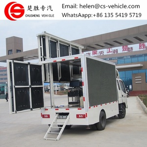 Nhỏ Trung Quốc 4x2 mini LED sân khấu di động hiển thị xe tải P4 P6 P8 P10 LED quảng cáo xe tải - Product Image 6