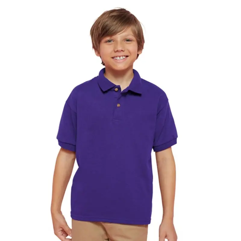 Commercio all'ingrosso Logo Personalizzato Scuola Camicia di Polo di Polo Per Bambini Del Bambino Dei Ragazzi Del Manicotto Del Bicchierino di 25-35 Giorni 5-7days Modello di Stampa 300pcs Casuale