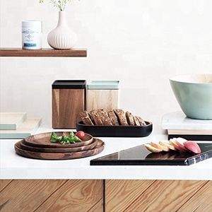 Redonda al por mayor de madera de acacia platos para la cena en - Product Image 6