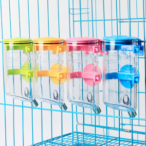 Automatique 500 ml En Plastique Auto <span class=keywords><strong>Abreuvoir</strong></span> Suspendus Distributeur Oiseau Animal Chien Potable Bouteille - Product Image 6