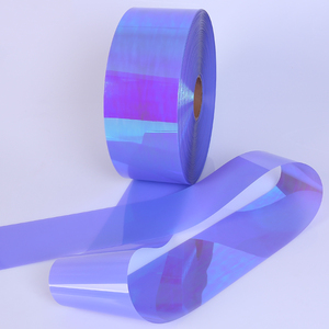 PET Hai Màu Óng Ánh Cầu Vồng Nhiều Lớp Hologram Metallized Spangle Đồng Bằng Glitter Sequins Phim Cuộn Cho Giày Mũ Quần Áo - Product Image 6