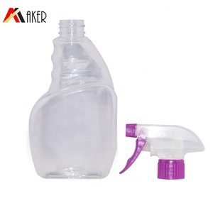 제조 업체 새로운 뜨거운 판매 흰색 화장실 청소기 400ml 500ml 빈 분무기 병 <span class=keywords><strong>PET</strong></span> 재활용 플라스틱 트리거 스프레이 병 - Product Image 3