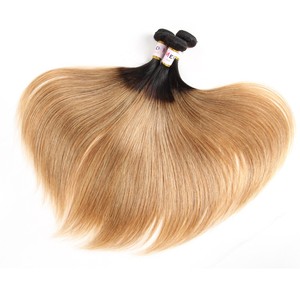 24 26 <span class=keywords><strong>pouce</strong></span> 9A 27 Couleur Brésilien Droite Armure Faisceaux de Cheveux Coiffures - Product Image 1