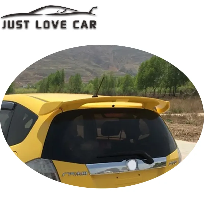 Для HONDA JAZZ FIT GE6 GE8 ABS Автомобильный задний спойлер на крышу багажника Тип MUGEN 2008-2013