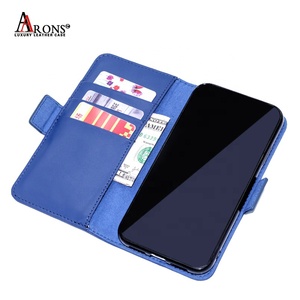 Slim Fit <span class=keywords><strong>azul</strong></span> magnético genuino cuero cartera <span class=keywords><strong>Flip</strong></span> cartera caja del teléfono para iPhone XR <span class=keywords><strong>6</strong></span>,1 pulgadas - Product Image 6