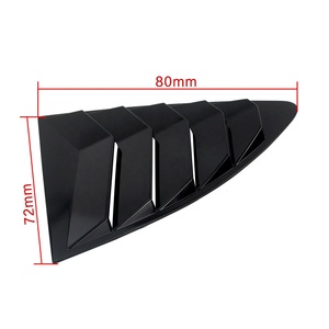 Feritoie del finestrino posteriore 2 pz/set pannello Spoiler per Scion FRS per <span class=keywords><strong>Subaru</strong></span> BRZ per Toyota 86 GT86 2013-2018 ABS adesivi WLS05 - Product Image 4