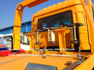 Camión de Remolque Howo 4x2 4MT, Camión de Remolque con Plataforma de 5MT, Puede Equiparse con Grúa de Carga - Product Image 4