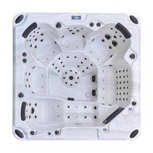 Bañera de Hidromasaje Moderna Independiente con Función de Masaje para 6-7 Personas, Material Acrílico, Masaje Combinado (Hidromasaje con Aire), Uso en Villas - Product Image 1