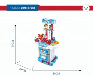 Alimentaire extérieure jouets <span class=keywords><strong>cuisine</strong></span> jouer ensemble avec la main tiré boîte - Product Image 5