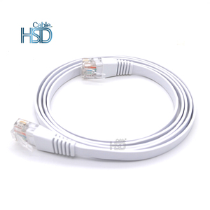 Rj45 UTP Cat5 Cat6 vá dây Cat 5e thang máy cáp Ethernet nhà sản xuất 1Meter giá tốt nhất Flat <span class=keywords><strong>CAT5e</strong></span> CAT6 28AWG 32AWG BC - Product Image 4