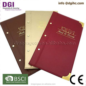 <span class=keywords><strong>Hotel</strong></span> <span class=keywords><strong>restaurante</strong></span> equipo elegante menú Carpeta de cuero para <span class=keywords><strong>la</strong></span> <span class=keywords><strong>venta</strong></span> - Product Image 1