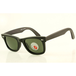 Gafas de sol polarizadas RB2140 para hombre, marcos negros clásicos, gafas de diseñador cuadradas, lentes verdes para mujer, gafas de moda de <span class=keywords><strong>50mm</strong></span> - Product Image 1