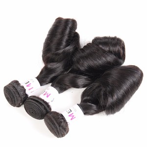 Sin enredo No arrojar paquetes de armadura de cabello humano virginal indio del pelo - Product Image 2