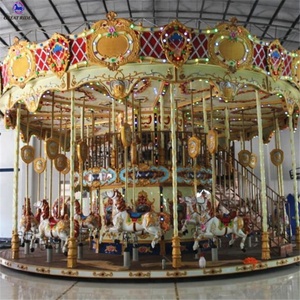 <span class=keywords><strong>De</strong></span> lujo <span class=keywords><strong>de</strong></span> la <span class=keywords><strong>feria</strong></span> atracciones doble decker caballos <span class=keywords><strong>de</strong></span> carrusel en antiguo feliz ir <span class=keywords><strong>ronda</strong></span> para venta - Product Image 3