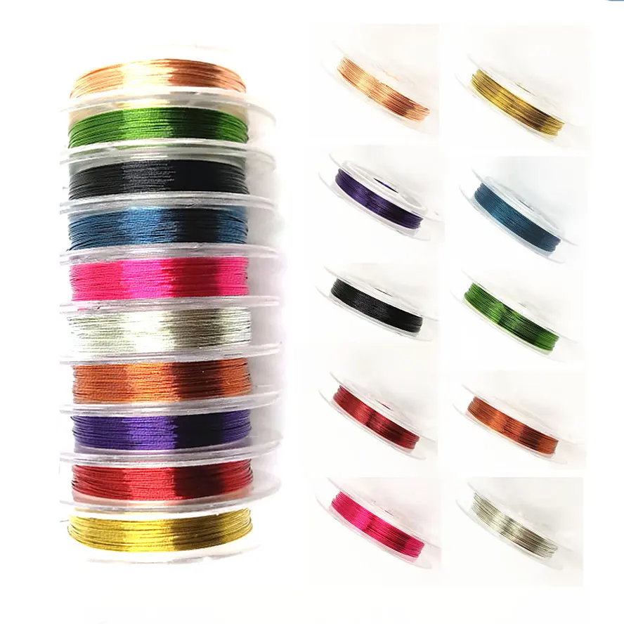 0.3mm 10m Soft Useful Sturdy Alloy Copper Wire DIY Craft Beading Wire Jewelry Making Cord String Accessories