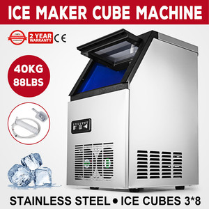 Máquina de <span class=keywords><strong>Hielo</strong></span> Comercial Nueva de Vevor China, Máquina Automática para Hacer <span class=keywords><strong>Hielo</strong></span> en Cubos Transparentes, 40 kg/90 lb, Máquina <span class=keywords><strong>Pequeña</strong></span> para Hacer <span class=keywords><strong>Hielo</strong></span> en Cubos para el Hogar - Product Image 4