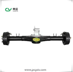 Tuk Tuk Differentieel Achteras Met Gear Box Cy Changyun Onderdelen Elektrische As/Achter Brug/Achter As
