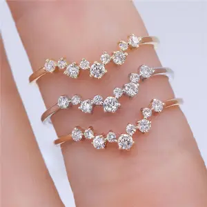 Fashion Custom AAA Zircon 925 sterling silver Jewelry Ring