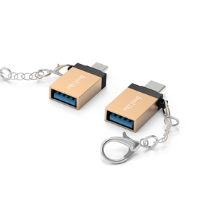 <span class=keywords><strong>Conector</strong></span> ampliamente compatible y de aleación de aluminio de tipo-c/micro <span class=keywords><strong>USB</strong></span> <span class=keywords><strong>OTG</strong></span> cable adaptador de cable de datos - Product Image 1