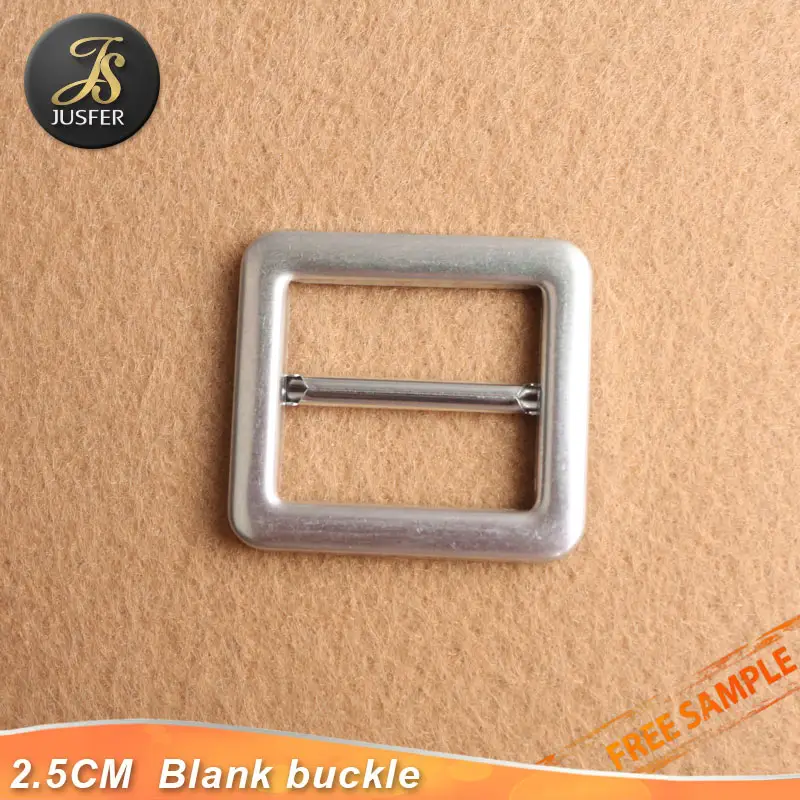 Customized Metal Belt Buckle Custom Metal Leather Cover Aluminum Belt Buckle Blank For Cover Buckle Machine