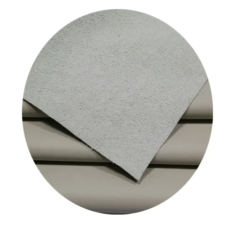 Bahan kulit sintetis regenerasi daur ulang standar RoHS untuk sofa dan kursi pouf furnitur kulit imitasi