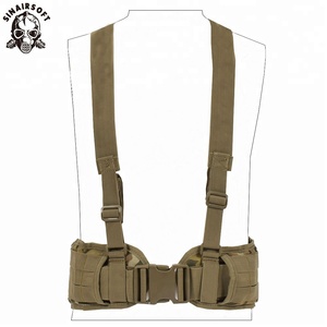 Tactique Molle Taille Rembourré Ceinture w/Jarretelles Combat Multifonction Chasse Sangle - Product Image 1