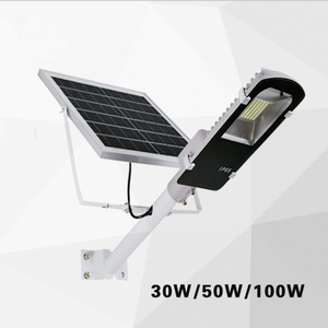 새로운 스타일 및 업그레이드 배터리 용량 태양 전원 가로등 10W 20W 30W 50W 100W 태양 가로등 led 야외 - Product Image 4