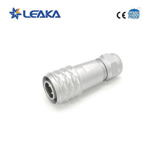 SF12 Serie <span class=keywords><strong>2</strong></span> <span class=keywords><strong>3</strong></span> 4 5 pines IP67 Industrial Push-pull conector de Metal Cámara eléctrico conector de alambre de tubo - Product Image 6