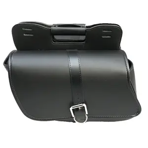 Motorcycle Scooter Tool Bag Leather Saddle Bags