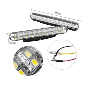 2X30 Đèn Led DRL Trắng + Amber Xe Led Chạy Ban Ngày Ánh Sáng DC 12 V Tự Động Ban Ngày Chạy Đèn với Chỉ Số Tín Hiệu Đèn - Product Image 4