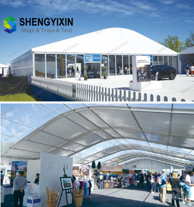 Outdoor Customized Curve <strong>Marquee</strong> Party <strong>Tents</strong> 15x20m <strong>20x40m</strong> with Waterproof Pvc Fabric Covering - Product Image 3
