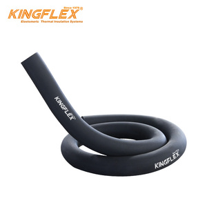 Retardante de fuego a prueba de <span class=keywords><strong>aislamiento</strong></span> de tuberías Costo de goma de neopreno negro de espuma de célula cerrada tubo materiales de construcción - Product Image 1