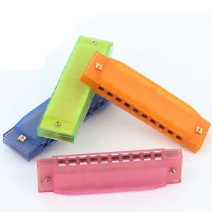 Wholesale cheap price plastic chromatic harmonica 10 hole