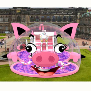 Tente <span class=keywords><strong>bulle</strong></span> <span class=keywords><strong>gonflable</strong></span> <span class=keywords><strong>transparente</strong></span> à <span class=keywords><strong>prix</strong></span> d'usine, palais de cristal <span class=keywords><strong>gonflable</strong></span> géant pour parc d'attractions extérieur, usage commercial - Product Image 5