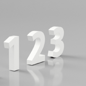 Trắng Nhựa Chữ Opal <span class=keywords><strong>Acrylic</strong></span> Chữ Khối Laser Cắt Khối - Product Image 2