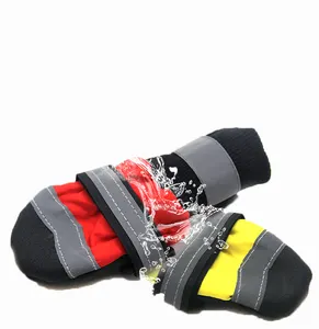 Lovoyager New Fleece Booties Waterproof Dog Boots Dog Socks Dog Boots Waterproof Shoes