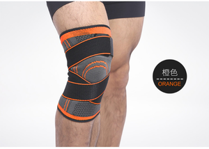 Sıcak satış elastik Flex atletizm örme diz sıkıştırma desteği kol sıkıştırma dizlik Brace - Product Image 5
