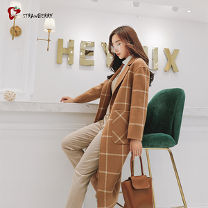 <span class=keywords><strong>De</strong></span> alta calidad <span class=keywords><strong>de</strong></span> invierno cálido lana <span class=keywords><strong>abrigo</strong></span> <span class=keywords><strong>de</strong></span> Cachemira tela a <span class=keywords><strong>cuadros</strong></span> <span class=keywords><strong>abrigo</strong></span> <span class=keywords><strong>de</strong></span> lana las mujeres coreanas <span class=keywords><strong>abrigo</strong></span> - Product Image 5