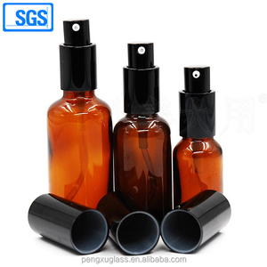 Cosméticos ámbar azul verde botella de cristal envase del aceite esencial con <span class=keywords><strong>el</strong></span> rociador/<span class=keywords><strong>sabotaje</strong></span> tapa evidente/cuentagotas - Product Image 1