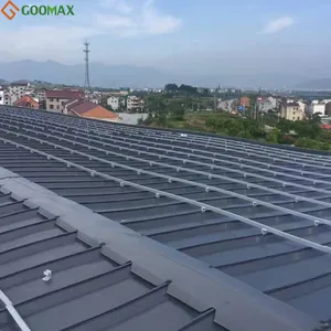 Aluminio techo plano solar paneles, 20 kw solar kit de montaje para el hogar usando