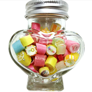 80 ml mini bebé de almacenamiento tarro de comida en forma de corazón deseando frasco de vidrio para dulce con <span class=keywords><strong>la</strong></span> tapa - Product Image 1