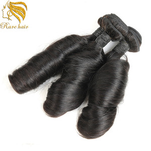 Al por mayor pelos brasileños paquetes 2 paquetes para afroamericano, Virgen del pelo humano con el encierro del cordón - Product Image 3