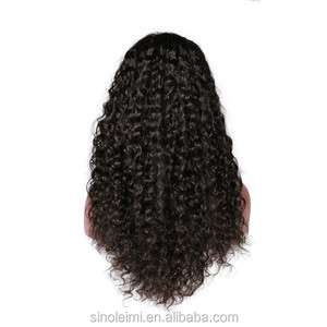 LM pelo chicas naturales Peluca <span class=keywords><strong>de</strong></span> pelo rizado peluca delantera del cordón 360 africano americano peluca cabeza - Product Image 3