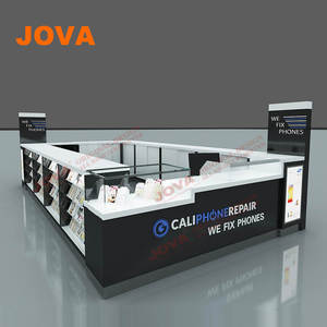 Simple Easy to Install <strong>Cellphone</strong> <strong>Showcase</strong> 3x2 Mobile Shop Design Small <strong>Kiosk</strong> - Product Image 5